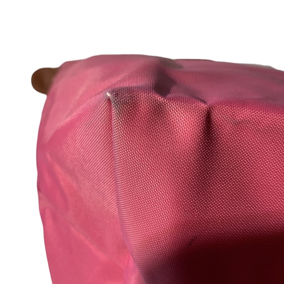 ⚡️Longchamp Pink Medium Le Pilage Tote Bag Business Casual Purse Preppy Satchel - Picture 10 of 12